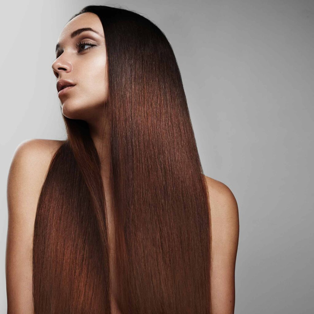 Pelo largo y sano de Peluqueros de Moda